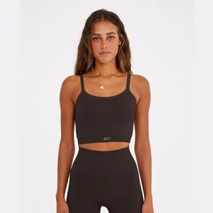 Sold on Depop -SET ACTIVE SCULPTFLEX® BODY CROP - ESPRESSO
S / Espresso